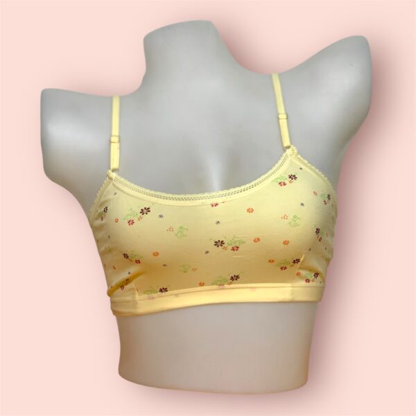 Non-Padded Floral Bra For Teenagers