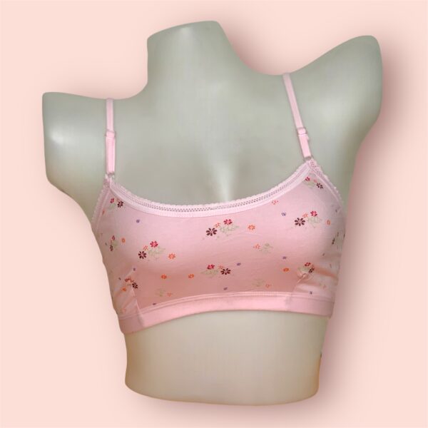 Non-Padded Floral Bra For Teenagers - Image 2