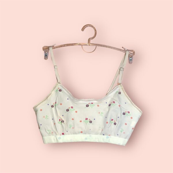 Non-Padded Floral Bra For Teenagers - Image 4