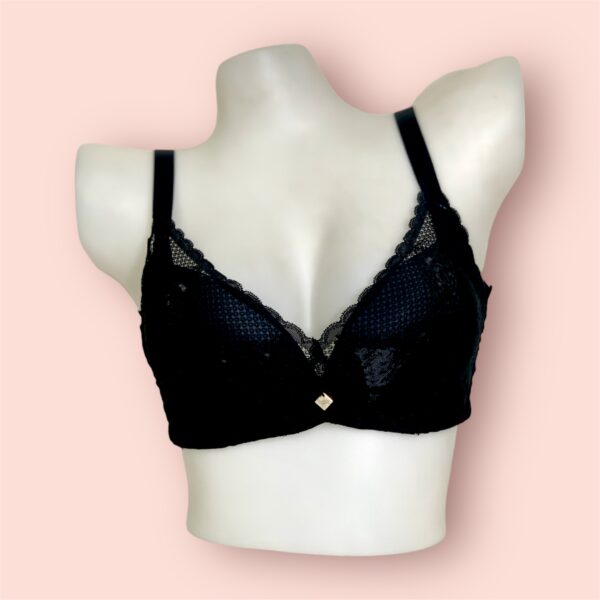 Women Lace Paded Bra - Image 4