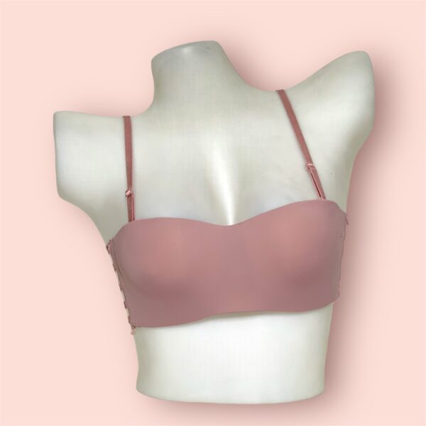 Strappy Padded Seamless Bra - Image 6