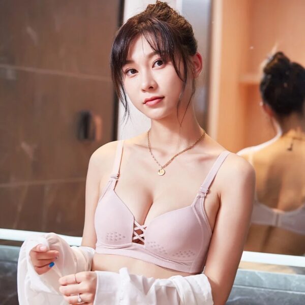 Breathable Wireless T-Shirt  Push Up Bra - Image 5