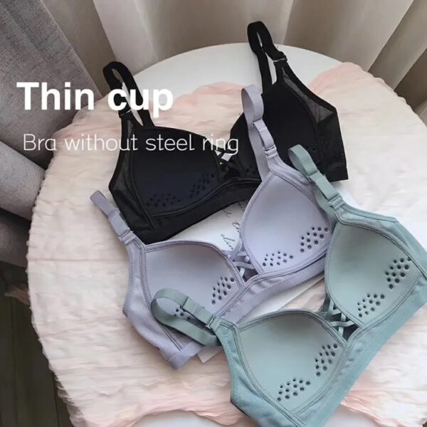 Breathable Wireless T-Shirt  Push Up Bra - Image 7