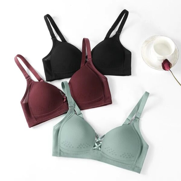 Breathable Wireless T-Shirt  Push Up Bra - Image 2