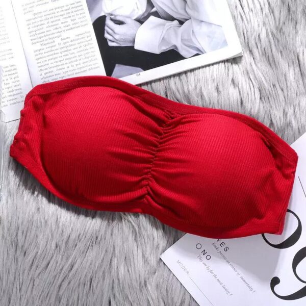 Classy Strapless Padded Bra - Image 4