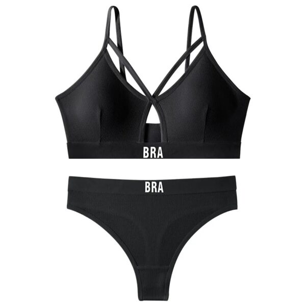 BRA Written Light Padded Bra Set - Image 4