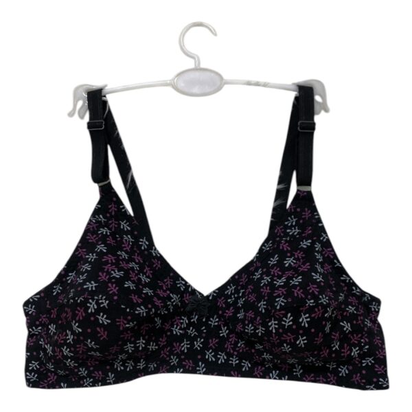 Soft Cotton Printed Non Padded Bra - Image 2